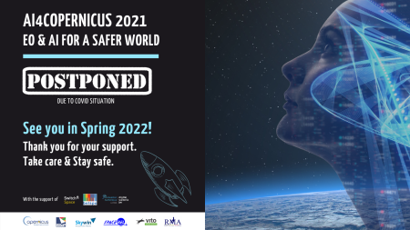 new illustration AI4Copernicus 2021 - EO & AI for a Safer World