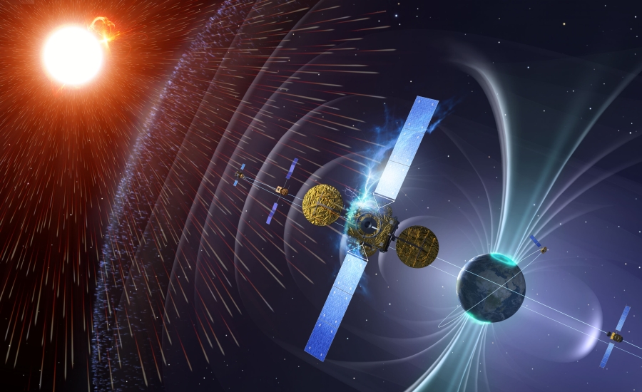 Illustration de la new SPACEBEL contribue au volet “Space Weather” du programme préparatoire “Space Situational Awareness” de l’ESA