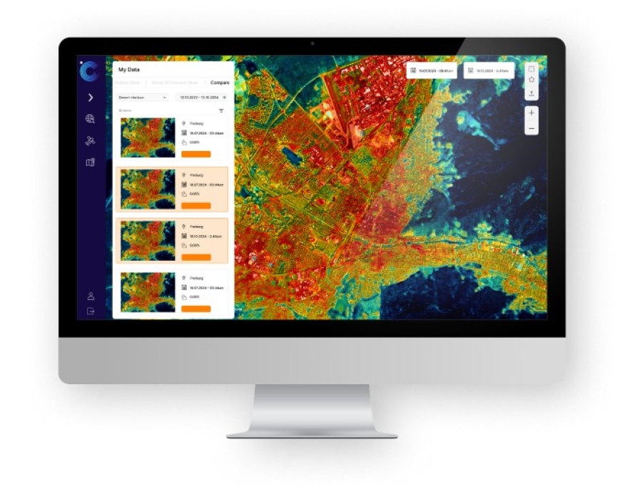 new illustration SPACEBEL Shapes Data Access and Dissemination Web Portal for Hyperspectral Earth Observation Satellites