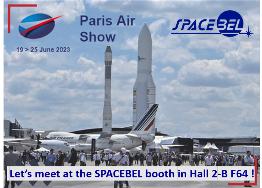 new illustration SPACEBEL at the 54th Edition of the International Paris Air Show