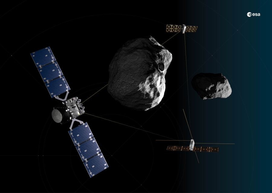 new illustration One Year of Hera in Space: European Innovation in Action for Planetary Defence