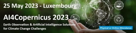 new illustration AI4Copernicus 2023 - EO & AI Solutions for Climate Change Challenges