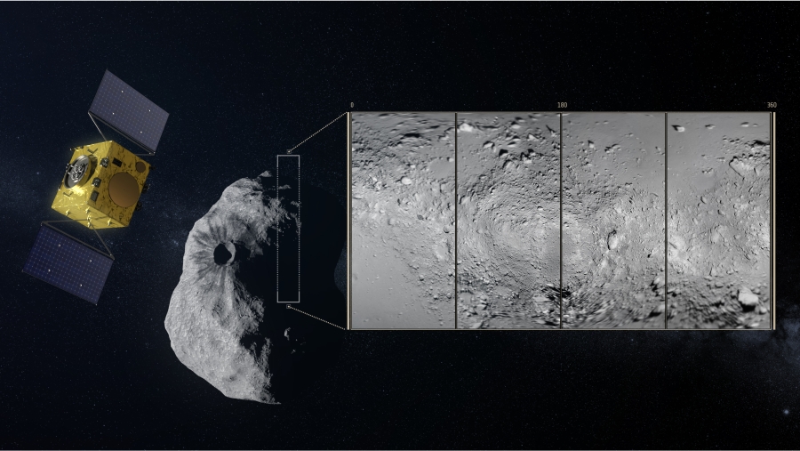 new illustration ESA Selects SPACEBEL to Develop Hera’s On Board Software