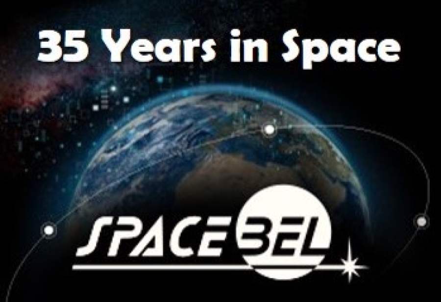 Illustration de la new 35 bougies et plus de 50 missions spatiales pour SPACEBEL