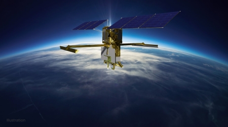 new illustration SWOT Satellite on Its Way to Study Water on Earth with SPACEBEL Input