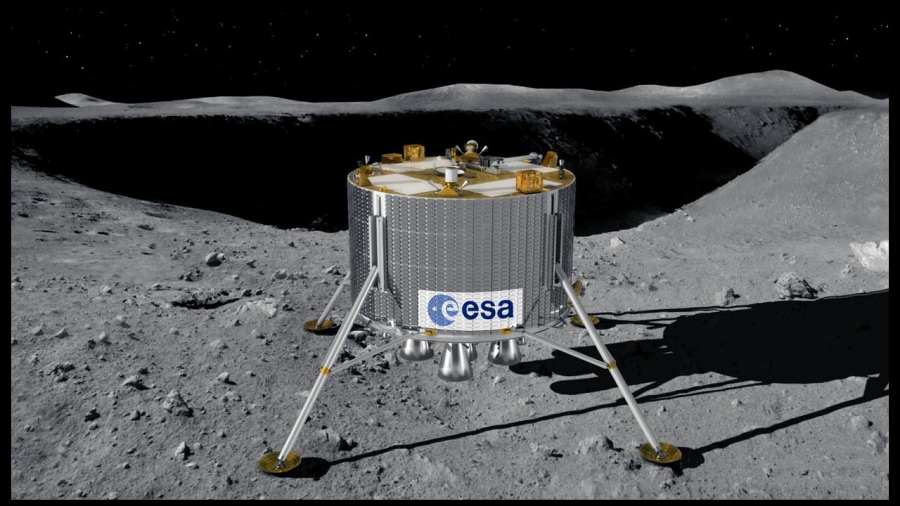 Illustration de la new SPACEBEL en route pour la Lune une fois de plus … avec Lunar Lander