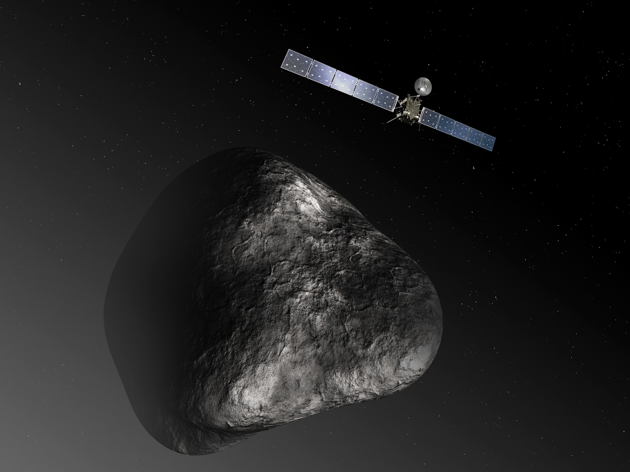 Illustration de la new Rosetta et SPACEBEL