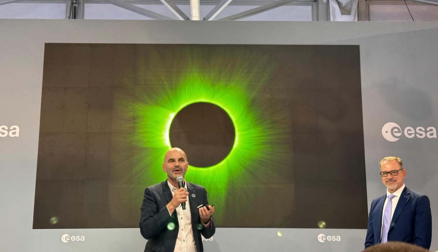 new illustration SPACEBEL Co-celebrating Proba-3's First Image Release of the Solar Corona